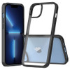 Tough Shield Snap-on Transparent Hybrid Case for iPhone 14 Plus - Black