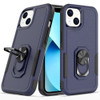 TUFF Shockproof Hybrid Armor Case with Ring Grip for iPhone 14 - Navy Blue