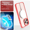 MagSafe Compatible Premium Hybrid Protective Case for iPhone 14 Plus - Red