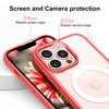 MagSafe Compatible Premium Hybrid Protective Case for iPhone 14 Plus - Red