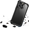 Tough Shield Snap-on Transparent Case for iPhone 14 Pro Max - Black