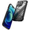 Tough Shield Snap-on Transparent Case for iPhone 14 Pro - Black