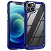 Tough Shield Snap-on Transparent Case for iPhone 14 - Navy Blue