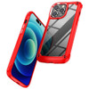 Tough Shield Snap-on Transparent Case for iPhone 14 Plus - Red