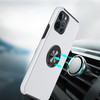 360 Rotating Ring Grip Hybrid Case for iPhone 14 Pro Max - Silver