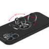 360 Rotating Ring Grip Hybrid Case for iPhone 14 Pro - Black
