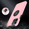 360 Rotating Ring Grip Hybrid Case for iPhone 14 Pro - Pink