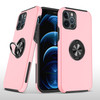 360 Rotating Ring Grip Hybrid Case for iPhone 14 Pro - Pink