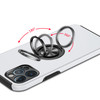 360 Rotating Ring Grip Hybrid Case for iPhone 14 Pro - Silver
