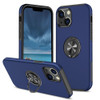 360 Rotating Ring Grip Hybrid Case for iPhone 14 - Navy Blue