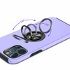 360 Rotating Ring Grip Hybrid Case for iPhone 14 - Purple