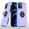 360 Rotating Ring Grip Hybrid Case for iPhone 14 - Purple