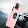 360 Rotating Ring Grip Hybrid Case for iPhone 14 Plus - Pink