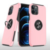 360 Rotating Ring Grip Hybrid Case for iPhone 14 Plus - Pink