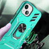 Tough Ring Grip Case with Card Slot for iPhone 14 - Teal