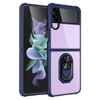 Perfectly Clear Air Hybrid Case with Ring Holder for Samsung Galaxy Z Flip 4 - Navy Blue