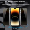 Privacy Tempered Glass Screen Protector for iPhone 14 Pro