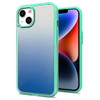 Glitter Series Hybrid Case for iPhone 14 - Gradient Blue Green