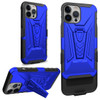 3-IN-1 Advanced Armor Hybrid Case with Belt Clip Holster for iPhone 14 Pro - Blue