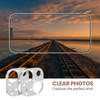 Sparkling Rhinestone Adhesive Rear Camera Lens Protector for iPhone 14 / iPhone 14 Plus - Silver