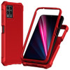 Military Grade Rugged Armor Case for T-Mobile REVVL 6 Pro 5G - Red