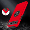 360 Rotating Ring Grip Hybrid Case for Google Pixel 7 Pro - Red