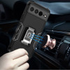 Military Grade Shockproof Hybrid Armor Case with Ring Grip for Google Pixel 7 Pro - Black