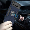 Robust Series Dual Layer Hybrid Case with Ring Grip for Google Pixel 7 Pro - Navy Blue