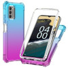 Military Grade Rugged Armor Case for Nokia G400 5G - Gradient Blue Purple