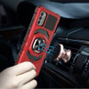 Robotic Series Dual Layer Hybrid Case with Ring Grip for Nokia G400 5G - Red