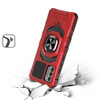 Robotic Series Dual Layer Hybrid Case with Ring Grip for Nokia G400 5G - Red