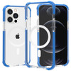 MagSafe Compatible Transparent Protective Bumper Case for iPhone 14 Pro Max - Blue