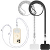 2-Pack Universal Phone Lanyard with Adjustable Nylon Straps and Durable Tether Pads