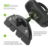 CD Slot Phone Mount with 360 Degree Cradle Rotation and Stabilizing Knob