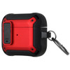 Secure Lock Clip Design Hybrid Case for AirPods Pro (2nd Generation) - Red