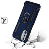 Military Grade Hybrid Case with Ring Grip for Motorola Edge 2022 - Navy Blue