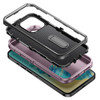 Military Grade TUFF Hybrid Armor Case with Kickstand for iPhone 14 - Burgundy