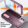 Military Grade TUFF Hybrid Armor Case with Kickstand for iPhone 11 - Burgundy