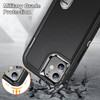 Military Grade TUFF Hybrid Armor Case with Kickstand for iPhone 11 - Black