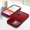 Military Grade TUFF Hybrid Armor Case with Kickstand for iPhone 11 - Red