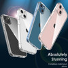 3-IN-1 Bundle Tough Shield Transparent Case + Tempered Glass Screen and Camera Lens Protector for iPhone 14