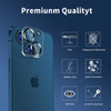 3-IN-1 Bundle Tough Shield Transparent Case + Tempered Glass Screen and Camera Lens Protector for iPhone 14