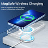 MagSafe Compatible Premium Hybrid Protective Clear Case + Tempered Glass Screen and Camera Lens Protector for iPhone 14 Pro