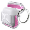 Rugged Clear Case with Reinforced Bumpers for AirPods Pro (2nd Generation) - Hot Pink