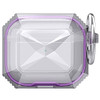 Rugged Clear Case with Reinforced Bumpers for AirPods Pro (2nd Generation) - Purple