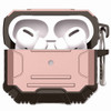 Carbon Fiber Series TUFF Hybrid Case for AirPods Pro (2nd Generation) - Rose Gold