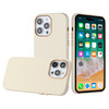 Soft Touch Dual-Layer Hybrid Case for iPhone 14 Pro Max - White