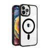 MagSafe Compatible Acrylic Crystal Case for iPhone 14 Pro Max - Black