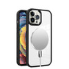 MagSafe Compatible Acrylic Crystal Case for iPhone 14 Pro Max - Black