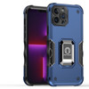 Military Grade Shockproof Hybrid Armor Case with Ring Grip for iPhone 14 - Blue